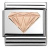 Composable 9k diamante rosa