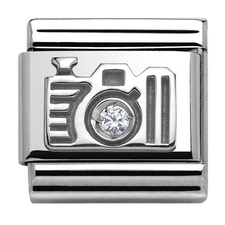 Composable,plata 925,swarovski, camara 