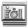 Composable,plata 925,swarovski, camara 