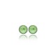 PENIDIENTES PLATA VICTORIA CRUZ SWAROVSKI VERDE