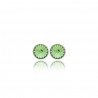PENIDIENTES PLATA VICTORIA CRUZ SWAROVSKI VERDE