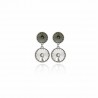 PENDIENTES PLATA VICTORIA CRUZ DOBLES