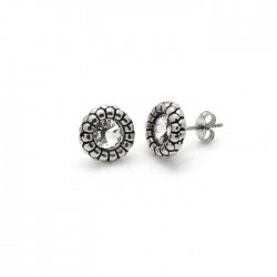 PENDIENTES PLATA VICTORIA CRUZ ETRUSCA