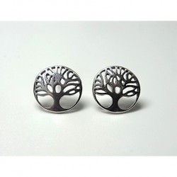 PENDIENTES PLATA ARBOL DE LA VIDA