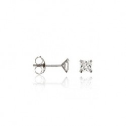 PENDIENTES CIRCON CUADRADO 4MM