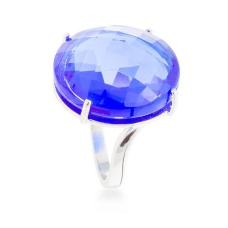 ANILLO PLATA PIEDRA AZUL
