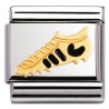 COMPOSABLE ORO Y ESMALTE, BOTA DE FUTBOL