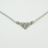 Gargantilla plata diamante