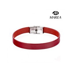 PULSERA MAREA PIEL ROJA