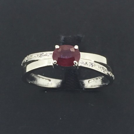 ANILLO RUBI Y CIRCONITAS