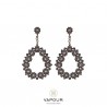 PENDIENTES VAPOUR PLATA VIEJA  