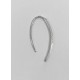 PENDIENTES VAPOUR PLATA MEDIO ARO