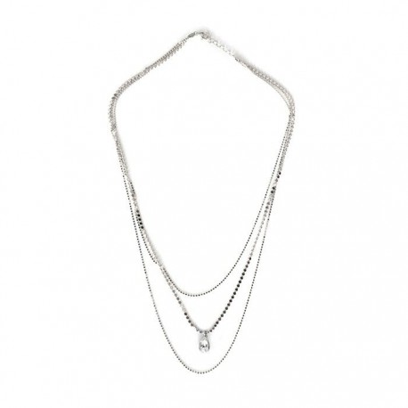 GARGANTILLA VICTORIA CRUZ TRIPLE SWAROVSKI