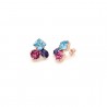 PENDIENTES VICTORIA CRUZ TRIPLE SWAROVSKI