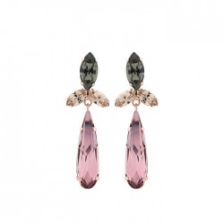 PENDIENTES VICTORIA CRUZ LAGRIMA SWAROVSKI