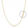 CADENA DE 50CM ORO