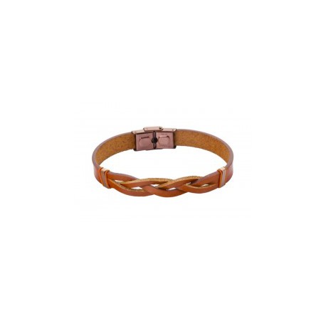PULSERA PIEL Y ACERO