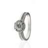 Anillo de plata y circonitas
